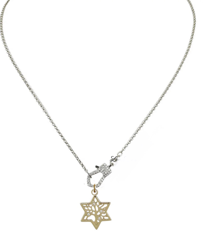 Rachael Star of David Tree of Life Necklace