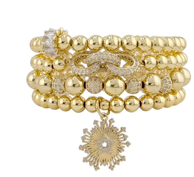 Aurora Star Bracelet Stack