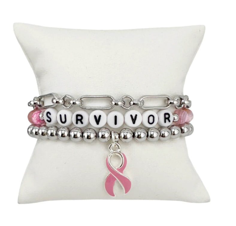 Survivor Bracelet Stack