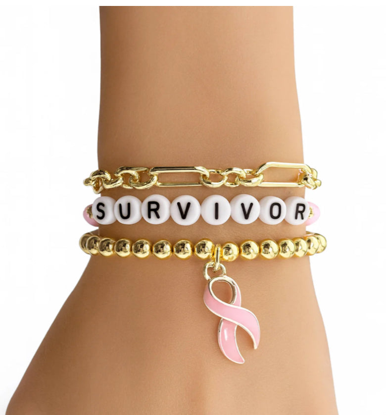 Survivor Bracelet Stack