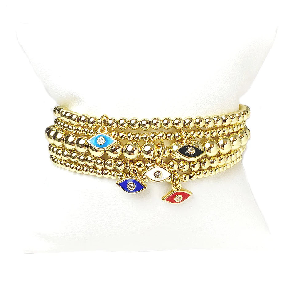 Mini Eye Bracelet Stack