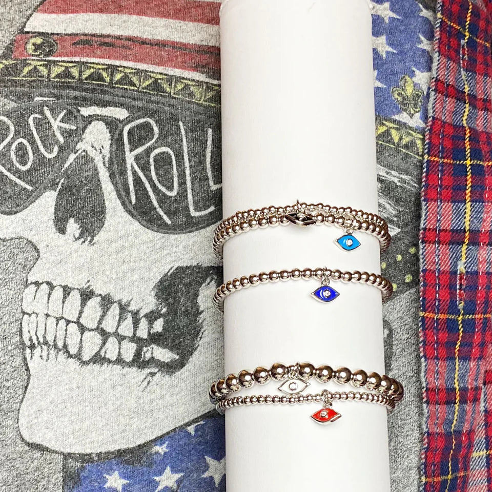 Mini Eye Bracelet Stack